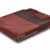 Plaid Pleasant Ruby 130x170cm - kasjmier & wol - rood
