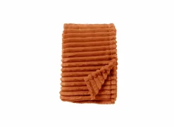 Plaid Ricky 150x200cm - polyester - oranje & rood