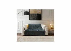 Plaid 130x160cm - microvezel - antraciet