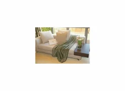 Plaid 220x240cm - microvezel - olijfgroen