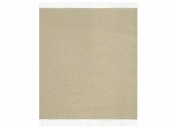 Plaid 130x170cm - polyester & katoen - camel