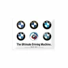 Plakkaat BMW 40x30cm - metaal - multicolor