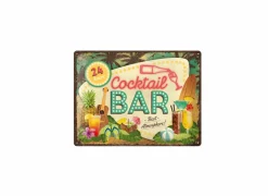 Plakkaat Cocktail Bar 40x30cm - metaal - multicolor