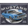 Plakkaat Ford Mustang 40x30cm - metaal - meerkleurig