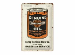 Plakkaat Harley-Davidson 20x30cm - metaal - meerkleurig