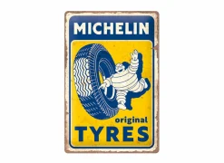 Plakkaat Michelin 20x30cm - metaal - meerkleurig