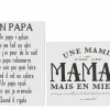 Plakkaat Papa Maman 26,5x35cm
