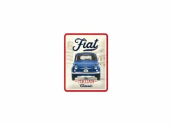 Plakkaat 15x20cm Fiat 500