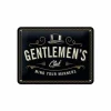 Plakkaat 15x20cm Gentlemen's Club