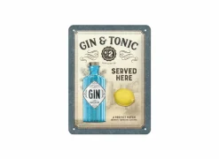 Plakkaat 15x20cm Gin Tonic