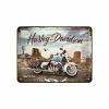 Plakkaat 15x20cm Harley Davidson