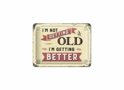 Plakkaat 15x20cm Old