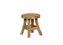 Plantenkrukje teak H17cm