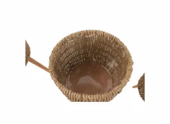 Plantenstandaard Reva set van 3 - zeegras - naturel