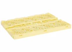 Plooibox 40x30x15cm - kunststof - geel