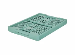 Plooibox 53x27,5x37cm - kunststof - blauw & groen