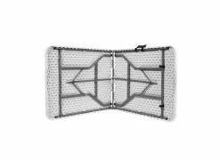 Plooitafel Manaia 180x74cm - staal - wit