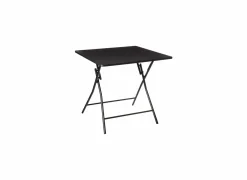 Plooitafel 80x80cm zwart