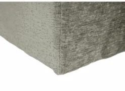 Poef Daddy 41x41cm - ribfluweel - beige