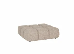 Poef Parkaway 120x120x40cm - stof - roze