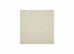 Poef Sevi 41x35cm boucle wit
