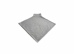 Poncho Antwerpen 80x80cm microvezel pastelgrijs
