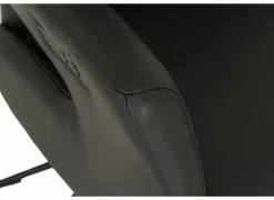 Relaxzetel 8001 elektrisch - leder - zwart