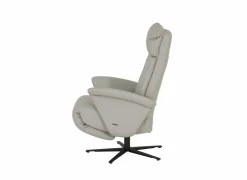 Relaxzetel 7804 elektrisch - leder - grijs