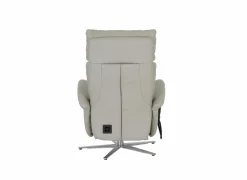 Relaxzetel 7804 elektrisch - leder - grijs