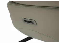 Relaxzetel A1167  elektrisch - stof - zilver