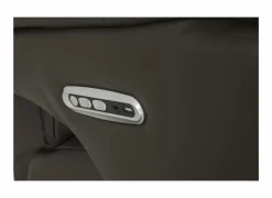 Relaxzetel Adamello elekrisch leder en lederlook bruin