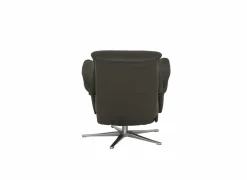 Relaxzetel Adamello elekrisch leder en lederlook bruin