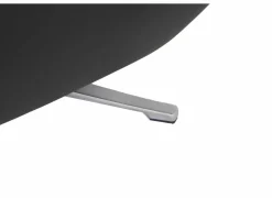 Relaxzetel Adamello elektrisch - lederlook - zwart