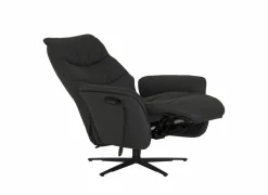 Relaxzetel 7051.51V+Z60 elektrisch - leder - zwart met medium zithoogte- en diepte – Maxi versie