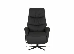 Relaxzetel 7051.51V+Z60 elektrisch - leder - zwart met medium zithoogte- en diepte – Maxi versie