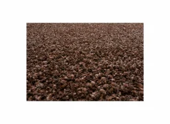 Rond tapijt Twister Ø160cm - polypropyleen - bruin & roest