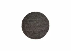 Rond tapijt Twister Ø160cm - polypropyleen - charcoal