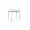 Ronde tafel Coburg 100/140x100cm - melamine - wit