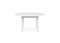 Ronde tafel Coburg 100/140x100cm - melamine - wit