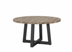 Ronde tafel Corniche Ø140cm - sheesham massief - naturel