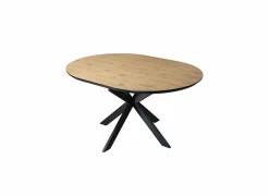 Ronde tafel Dillinger 120/160x120cm - melamine - bruin