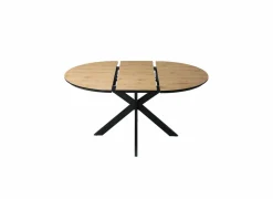 Ronde tafel Dillinger 120/160x120cm - melamine - bruin