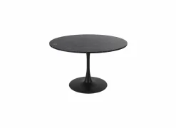 Ronde tafel Marmor Ø120cm - melamine - zwart