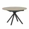 Ronde tafel Onyx Ø120/162,5Øcm - HPL - eik