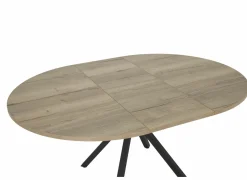 Ronde tafel Onyx Ø120/162,5Øcm - HPL - eik