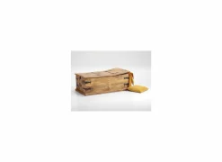 Salontafel Cyclops 118x53cm - hout massief - naturel