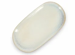 Schaal Cameo 33,5x18cm - stoneware - beige