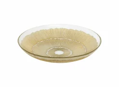 Schaal Celeste Ø30cm - glas - goud