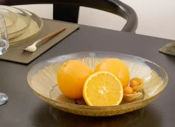 Schaal Celeste Ø30cm - glas - goud