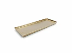 Schaal Charm 37x14cm - aluminium - goud